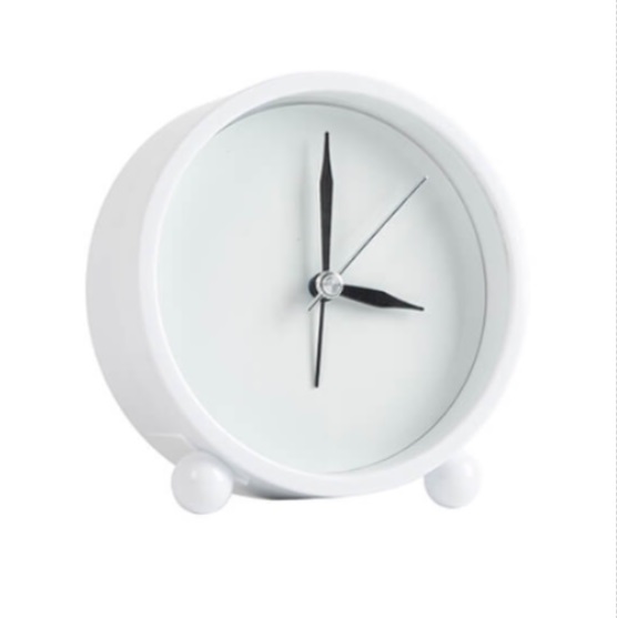 Alarm clock with aluminum dial for sublimation